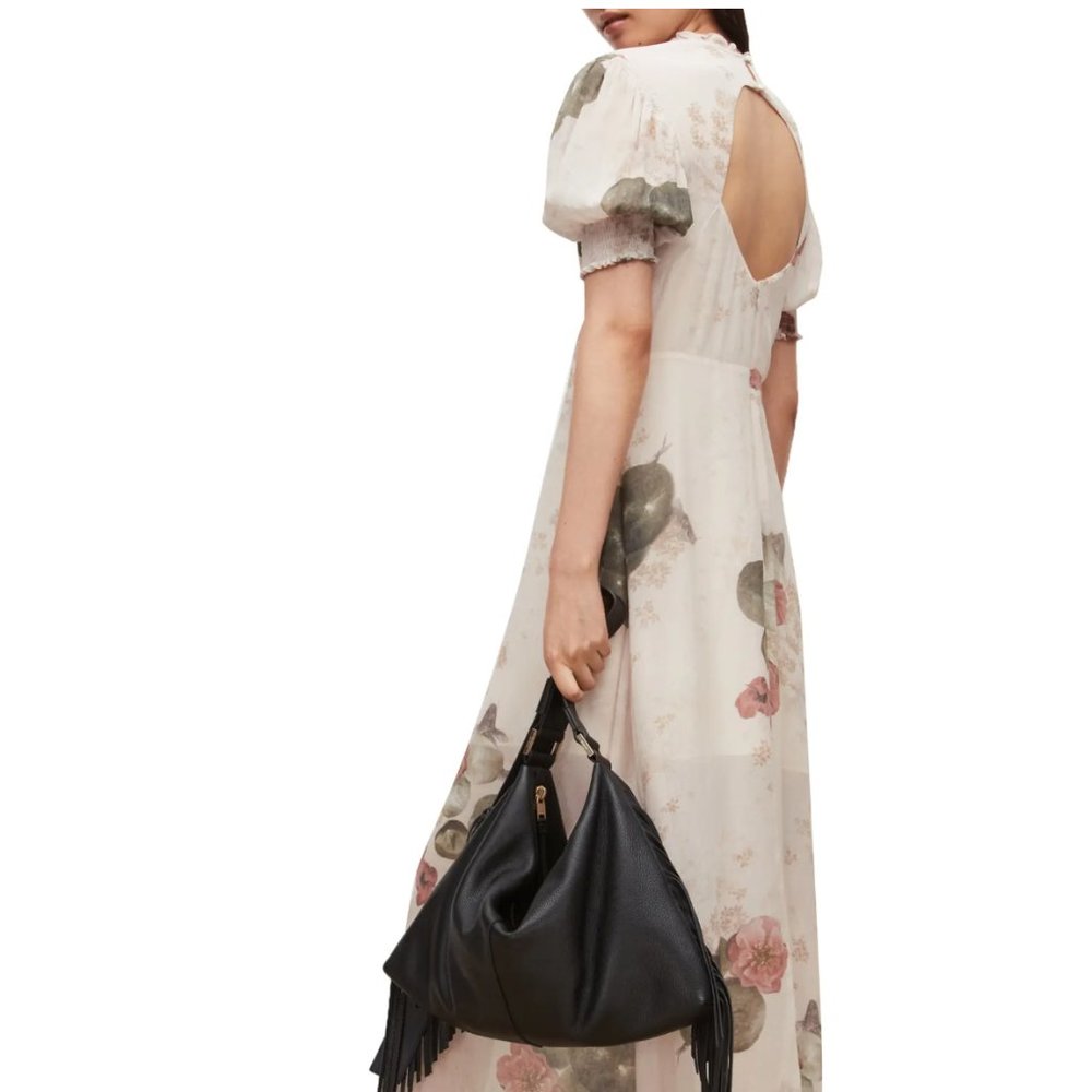 ALL SAINTS Laverna Asago Midi Dress NWOT - Picture 2 of 4